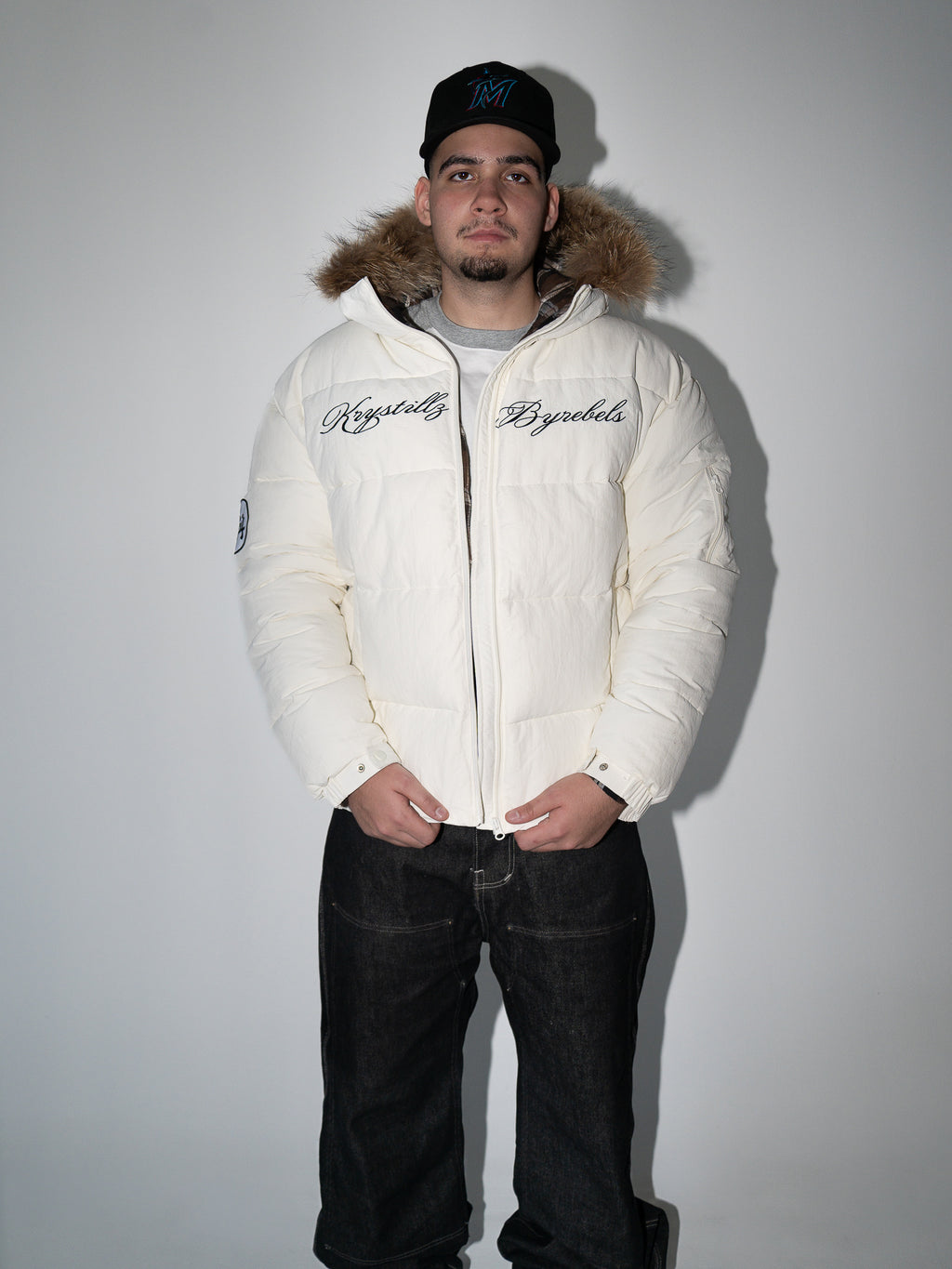 Krystillz ”By Rebels” puffer